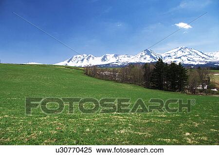 Tokachi mountain range, Hokkaido Prefecture, Japan View Large Photo Image Stock Photography - Tokachi mountain range, Hokkaido Prefecture, Japan. Fotosearch