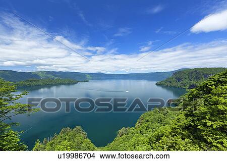 Towada lake, Aomori Prefecture, Honshu, Japan View Large Photo Image Picture - Towada lake, Aomori Prefecture, Honshu, Japan. Fotosearch