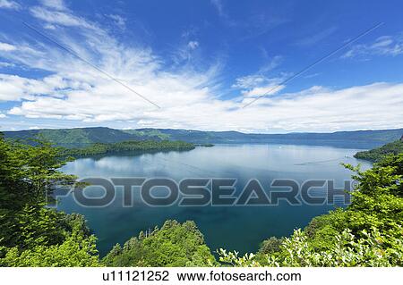 Towada lake, Aomori Prefecture, Honshu, Japan View Large Photo Image Stock Image - Towada lake, Aomori Prefecture, Honshu, Japan. Fotosearch