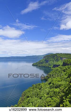 Stock Photo - Towada lake, Aomori Prefecture, Honshu, Japan. Fotosearch