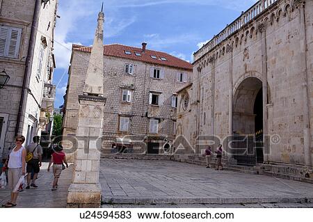 Town Square in Old Town View Large Photo Image Stock Image - Town Square in Old Town. Fotosearch