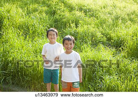 Two Brothers View Large Photo Image Stock Photo - Two Brothers. Fotosearch