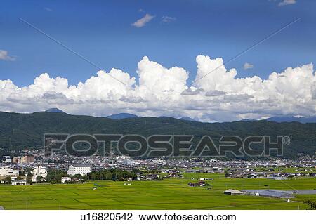 Stock Image - Viewo of Suwa. Fotosearch