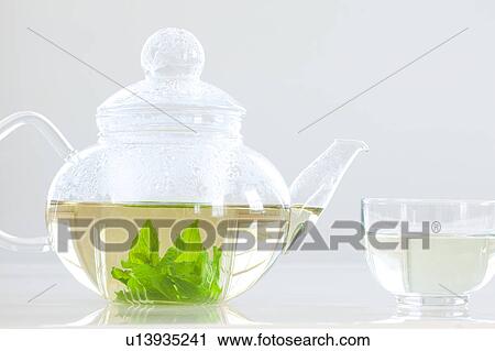 Apple Mint Tea View Large Photo Image Stock Image - Apple Mint Tea. Fotosearch