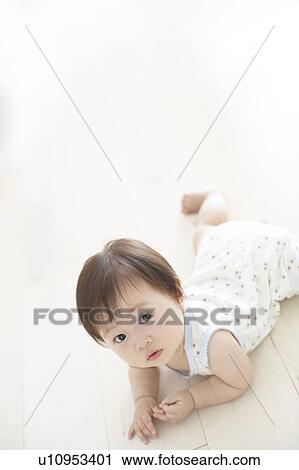 Baby crawling View Large Photo Image Stock Image - Baby crawling. Fotosearch
