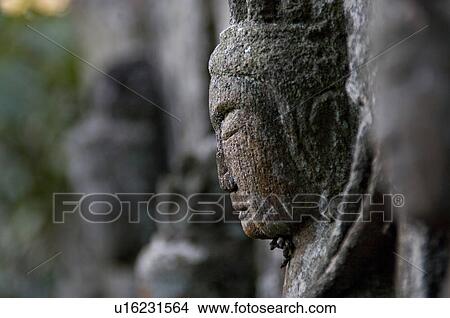Picture - Buddhist statue, Ibaraki Prefecture, Japan. Fotosearch