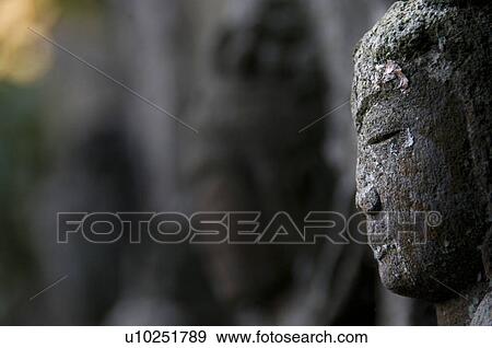 Stock Photo - Buddhist statue, Ibaraki Prefecture, Japan. Fotosearch