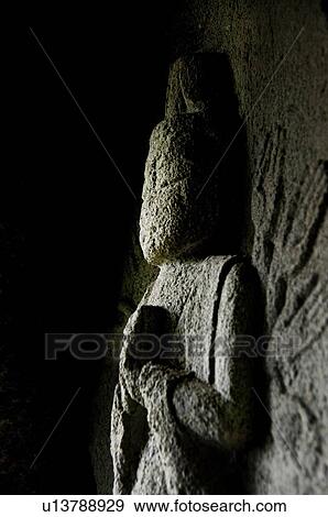 Stock Photo - Buddhist statue, Ibaraki Prefecture, Japan. Fotosearch