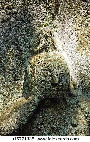 Stock Photography - Buddhist statue, Ibaraki Prefecture, Japan. Fotosearch