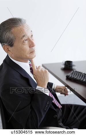 Businessman Thinking View Large Photo Image Stock Photography - Businessman Thinking. Fotosearch