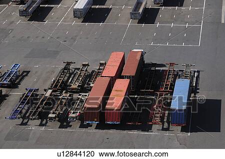 Cargo Containers View Large Photo Image Stock Image - Cargo Containers. Fotosearch