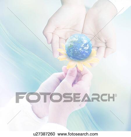 Child Giving The Earth and Flower View Large Photo Image Stock Image - Child Giving The Earth and Flower. Fotosearch