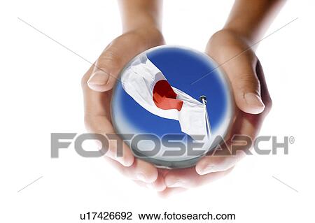 Child Holding Globe Showing Japanese Flag View Large Photo Image Stock Image - Child Holding Globe Showing Japanese Flag. Fotosearch