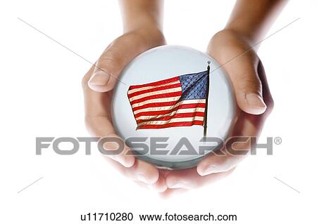 Child Holding Globe Showing US Flag View Large Photo Image Stock Image - Child Holding Globe Showing US Flag. Fotosearch