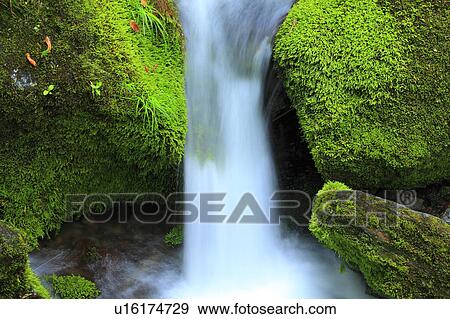 Close Up of Waterfall View Large Photo Image Stock Photo - Close Up of Waterfall. Fotosearch
