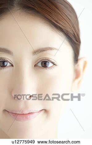 Stock Photo - Close Up of Young Woman. Fotosearch
