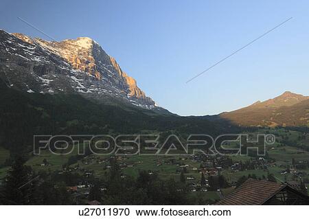 Stock Image - Eiger, Grindelwald, Switzerland. Fotosearch