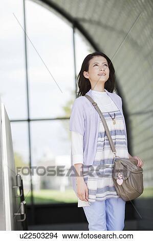 Picture - Female University Student. Fotosearch