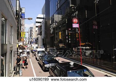 Ginza View Large Photo Image Stock Photo - Ginza. Fotosearch