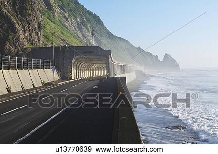 Golden Road View Large Photo Image Stock Photo - Golden Road. Fotosearch