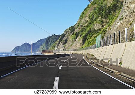 Stock Photo - Golden Road. Fotosearch