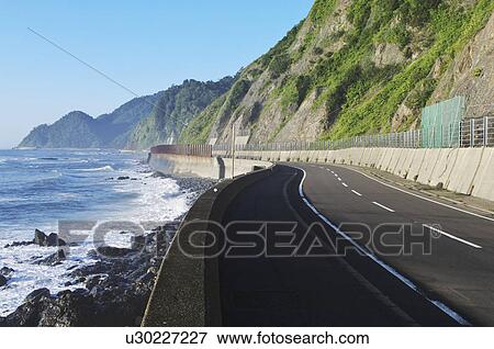 Stock Photo - Golden Road. Fotosearch