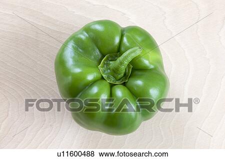 Green Bell Pepper View Large Photo Image Stock Photo - Green Bell Pepper. Fotosearch