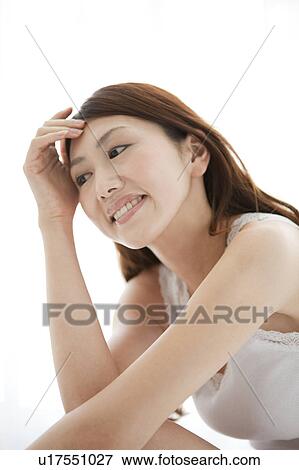 Stock Photo - Happy Young Woman. Fotosearch
