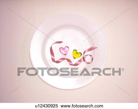 Heart Shaped Sweets on Plate View Large Photo Image Stock Photography - Heart Shaped Sweets on Plate. Fotosearch