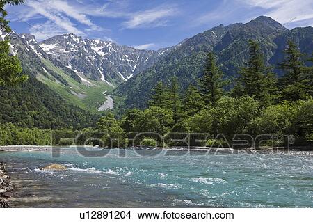 Hodaka Mountain Range, Nagano Prefecture, Japan View Large Photo Image Picture - Hodaka Mountain Range, Nagano Prefecture, Japan. Fotosearch