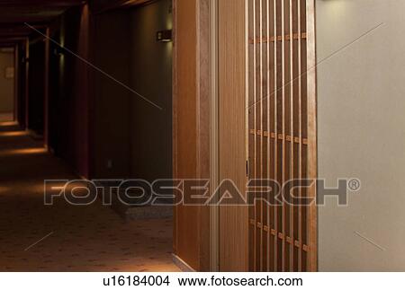 Hotel Corridor View Large Photo Image Picture - Hotel Corridor. Fotosearch