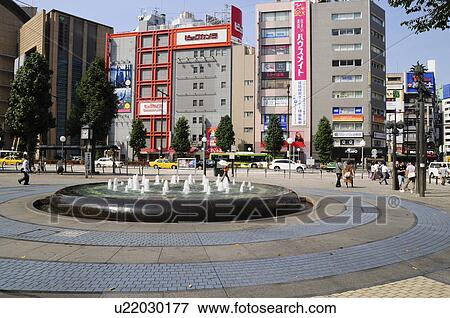 Stock Photo - Ikebukuro West Exit Park. Fotosearch