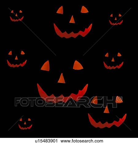 Jack-O-Lanterns at Night View Large Photo Image Stock Image - Jack-O-Lanterns at Night. Fotosearch
