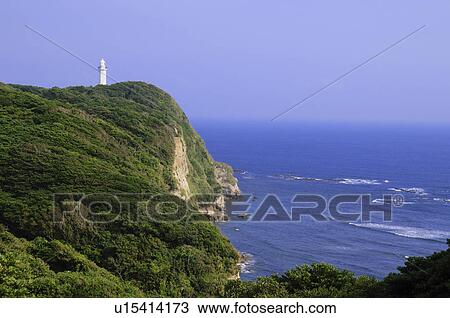 Katsuura Lighthouse View Large Photo Image Stock Image - Katsuura Lighthouse. Fotosearch