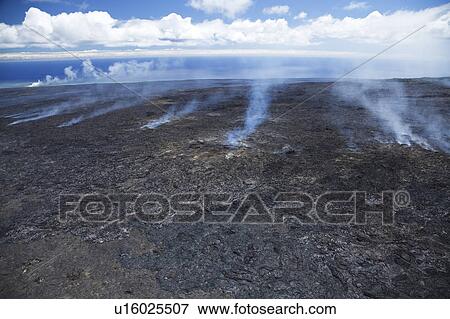 Stock Photo - Kilauea volcano, Big Island, Hawaii Islands, USA. Fotosearch