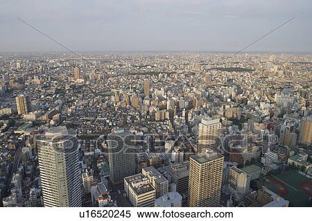 Kita-ku seen from Ikebukuro View Large Photo Image Stock Photography - Kita-ku seen from Ikebukuro. Fotosearch