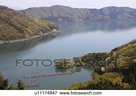 Lake Biwa, Shiga Prefecture, Honshu, Japan View Large Photo Image Stock Photo - Lake Biwa, Shiga Prefecture, Honshu, Japan. Fotosearch