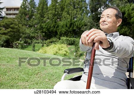 Mature Man in Wheelchair View Large Photo Image Picture - Mature Man in Wheelchair. Fotosearch