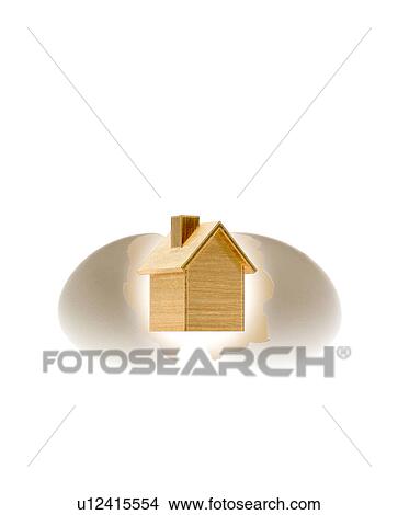 Model House Emerging From Egg View Large Photo Image Picture - Model House Emerging From Egg. Fotosearch
