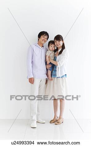 Picture - Mother, Father and Baby Boy. Fotosearch