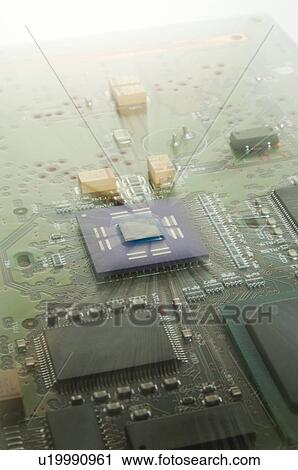 Stock Image - Motherboard. Fotosearch