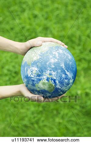 Person Holding Globe View Large Photo Image Stock Image - Person Holding Globe. Fotosearch