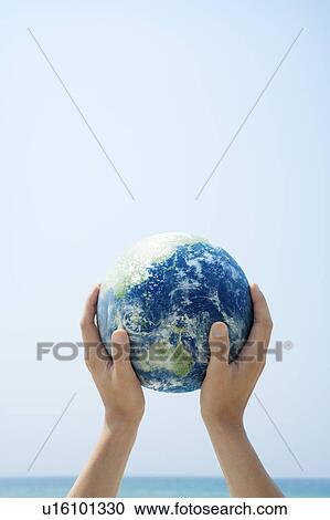 Person Holding Up Globe View Large Photo Image Stock Image - Person Holding Up Globe. Fotosearch
