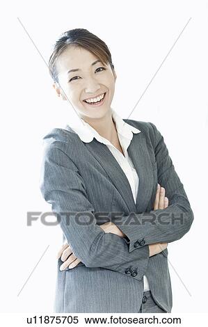 Portrait of a businesswoman, Tokyo Prefecture, Japan View Large Photo Image Stock Photography - Portrait of a businesswoman, Tokyo Prefecture, Japan. Fotosearch
