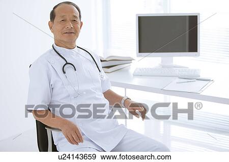 Portrait of Doctor View Large Photo Image Stock Photo - Portrait of Doctor. Fotosearch