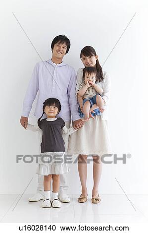 Portrait of Family of Four View Large Photo Image Stock Image - Portrait of Family of Four. Fotosearch