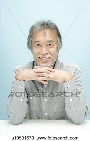Stock Image - Portrait of Mature Man. Fotosearch