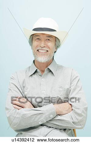 Portrait of Mature Man Wearing Hat View Large Photo Image Stock Image - Portrait of Mature Man Wearing Hat. Fotosearch