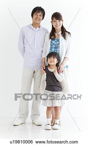 Portrait of Parents and Daughter View Large Photo Image Stock Photograph - Portrait of Parents and Daughter. Fotosearch