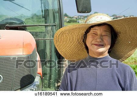 Portrait of Senior Female Farmer View Large Photo Image Stock Image - Portrait of Senior Female Farmer. Fotosearch